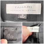 Tahari Arthur S. Levine Pinstripe Blazer Jacket Black Size 18 Photo 2