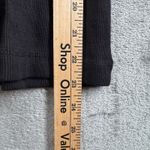 Ralph Lauren Lauren  Black Ribbed Knit Tee Womens Large Classic Preppy Minimalist Photo 7