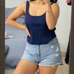 PacSun Kendall And Kylie Royal Blue Ribbed Tank Photo 0