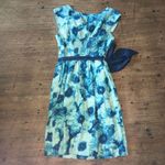 Floraet Anthropologie embroidered tropical coconut girl dress Blue Size 2 Photo 3