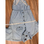Liz Claiborne Vintage Lizwear Denim Bodysuit Shirt Women's L Button Front 80s 90s Snap Photo 7