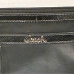 Coach BLACK PENELOPE MEDIUM SMOOTH LEATHER WRISTLET WALLET CARD COIN HOLDER Photo 1