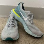 Nike Light Blue  Fly Knit Sneakers Photo 2