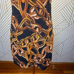 Trina Turk ‎ Aptos Dress in Black Chain Print Photo 3