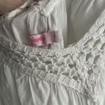 Fortys from Anthropologie v front White Crochet Trim cotton dress medium Photo 1
