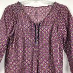 Weekend Womens Top Small Cotton Floral Boho Garden Hippie Minimalist Breathable Pink Photo 1