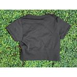 Aerie Offline Black Workout Cropped Top Size Medium Photo 1