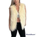 Faux fur vest NWT White Photo 1