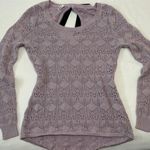 Studio Y Sparkly Lavender Knit Top Photo 0
