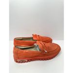 Blondo  Loafers Womens Size 5.5 Orange Suede Leather Waterproof Slip On Casual Photo 1