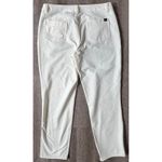 Nike  Women's Slim Fit golf ankle pants, cream‎ size 8 Photo 3