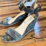 Seychelles  Cloud Nine Camo Suede Wedge Heels Photo 0