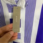 J.Crew  striped poplin cotton shirt size‎ small vacation cruise beach Photo 5