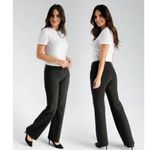 Betabrand ‎ Classic Dress Yoga Pant Charcoal Gray Size Medium Photo 1