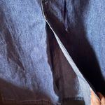 Eddie Bauer Women’s  Dark Blue Denim Maxi Skirt with Slit Photo 3