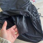 Lands' End slimming black swim dress size 12 UPF 50 adjustable cinched Photo 7