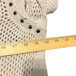 Rock & Republic  Cream Studded
Sweater Size L Photo 4