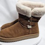 Koolaburra by Ugg  Sulana Short Shearling Chestnut Boots Buckles Women’s Size 9 Photo 0