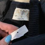 Free People Black & Gold Mini Dress Photo 7