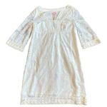 Lilly Pulitzer  White Tropical Print Dress Caftan Beach Vacation Size Small Women Photo 0