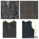 Free People crochet lace knit top sz M Photo 5