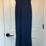 Nookie  Long Maxi Sleeveless Gown Dress, Blue Size Medium Photo 0
