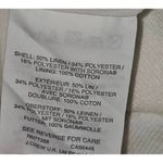 J.Crew NWT Womens White Stretch Linen Easy Pants 12 Photo 3