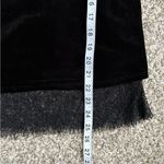 Harlowe $ Graham Harlowe and Graham Black Velvet Tank Top Blouse Camisole Lace Underlay Medium Photo 6