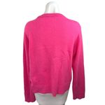 Favorite Daughter 100% Cashmere Pink Crewneck Long Sleeve Sweater Top Sz XL Photo 5
