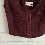 Urban Outfitters UO Purple Burgundy Bustier Hook Eye Tank Top Photo 1