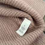 Aerie  Cozy up brown waffle knit hooded oversized sweater Photo 4
