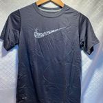 Nike Dri-Fit Silver Gray Short Sleeve Top Photo 0