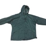 L.L.Bean NICE GREEN women SIZE medium  rain jacket  Photo 0