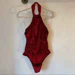 Somedays Lovin Some Days Lovin'  Velvet Halter Bodysuit Photo 2