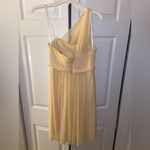 David's Bridal David’s Bridal | Bridesmaids Dress | Knee Length | Size 4 | Color: Canary Photo 3