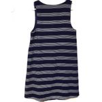 Everly  navy‎ white striped tank dress women’s size large NWT Photo 4