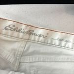 Eddie Bauer Womens Boyfriend Shorts Denim White 8 Photo 2