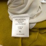 7th Avenue Design Studio Green Long Sleeve Sweater w/ Faux Blouse Bottom Size XL Photo 5