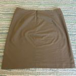 The Limited  Tan A-Line Mini Skirt with Slit Photo 2