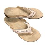 Vionic Lucia Pink Snakeskin Bejeweled Embellished Womens T-Strap Thong Sandals 9 Photo 0
