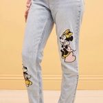 Disney Mickey Minnie Mouse Mom jeans Photo 0
