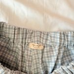 John Galt Brandy Melville  Blue Plaid Shorts Photo 2