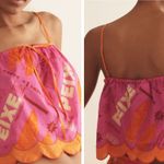 Farm Rio Printed Scallop-Hem Swing Cami Top, Size L Photo 1