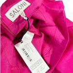 SALONI Rachel Linen Jumpsuit, Bright Berry, 2 (US) Pink Photo 10