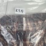 Free People Sz XS Button Front Shirt Northern Bound Plaid Flannel Onyx Oversized Photo 9