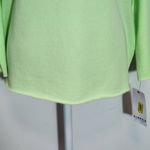 Kinesis Lime Green Athleisure Pullover NWT Size Small Green High Neck Pullover Photo 3