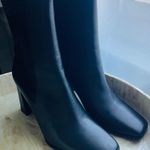 ZARA  Heeled Leather Ankle Boots  Photo 7