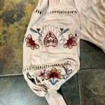 Harper Heritage  Blush Pink Balloon Sleeves With Embroidery Flowers Small Photo 2