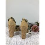 Emy Canvas Espadrille Platform Heels Upper Jute Photo 5