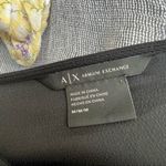 Armani Exchange Black Zip Shoulder Blouse Medium Photo 4